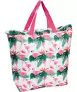 Bild 1 von Kühltasche Flamingos, grün/weiß