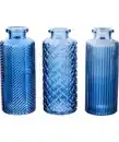 Bild 1 von Strukturierte Glasvasen, blau