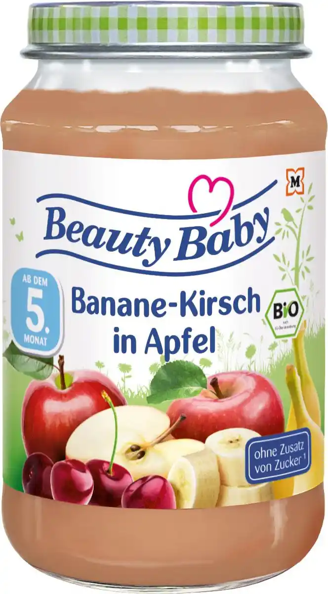 Bild 1 von Beauty Baby Bio Banane-Kirsch in Apfel, 190 g