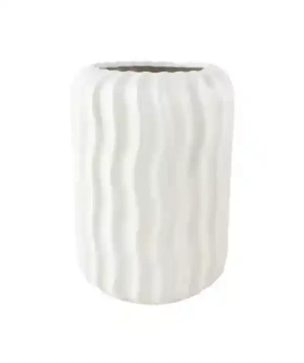 Bild 1 von Keramikvase, weiß