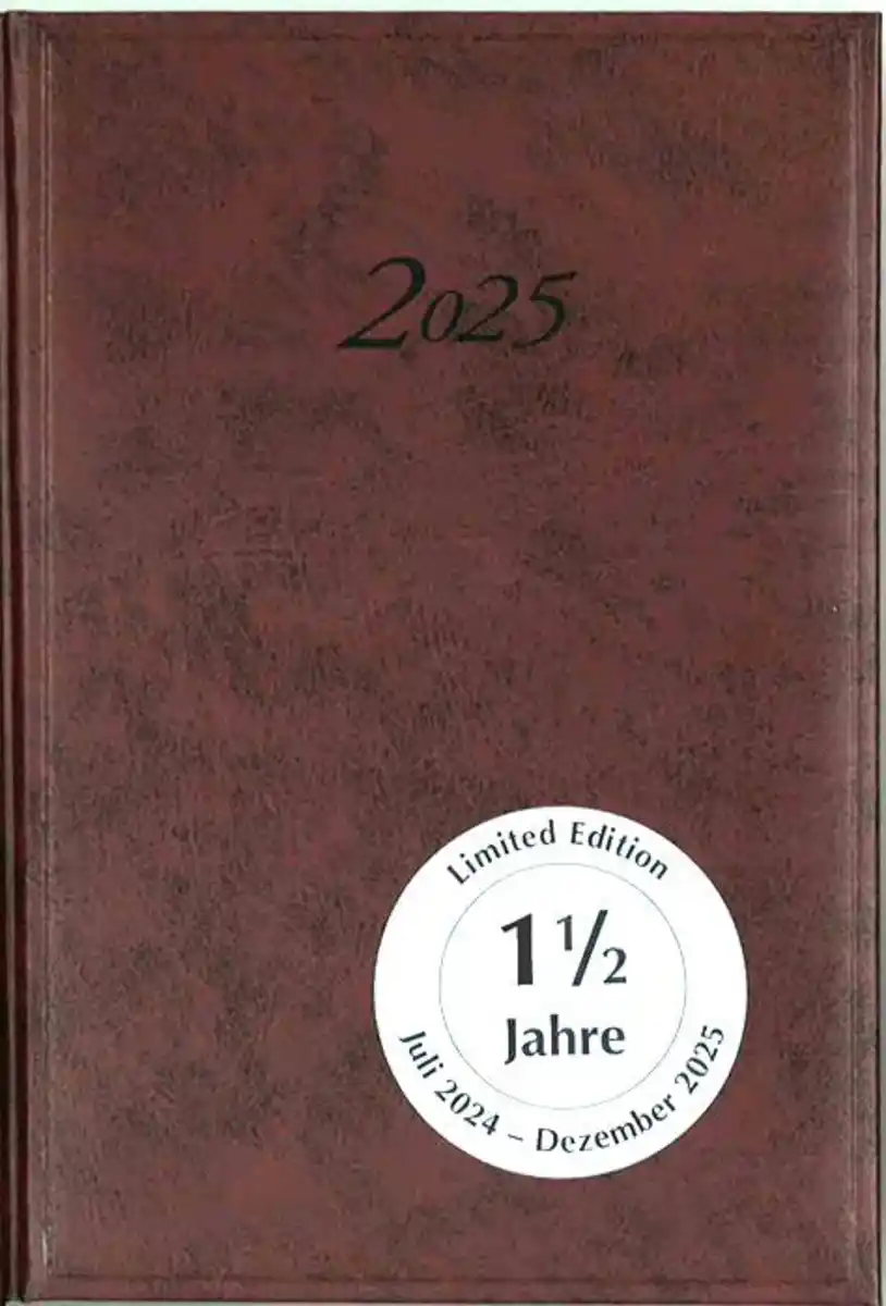 Bild 1 von Kalender-Buch A5 Juli 2024 - Dezember 2025 rot, 1 Stk