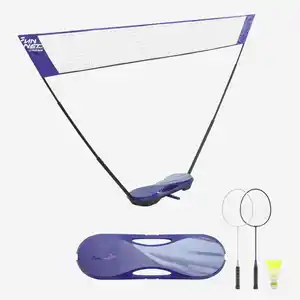 PERFLY Badminton Netz - Fun Set 3 Meter blau