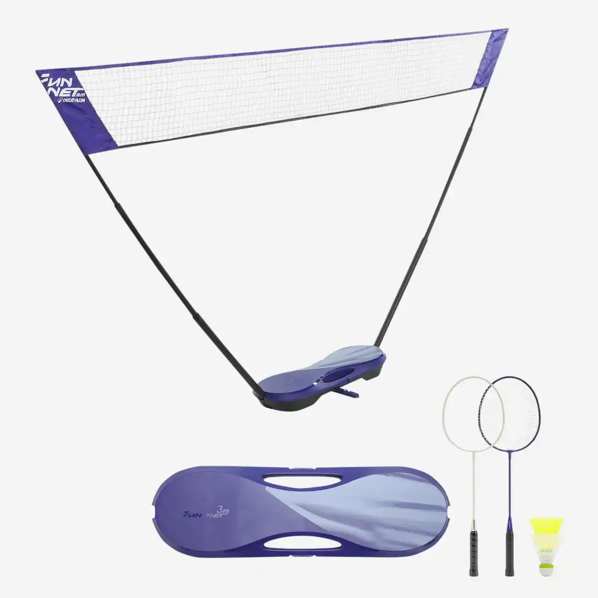 Bild 1 von PERFLY Badminton Netz - Fun Set 3 Meter blau