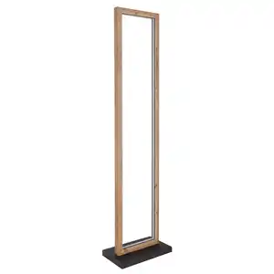 LED-Stehleuchte Mandera Opal/Schwarz max. 24 Watt, Opal, Schwarz