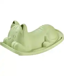 Smoby Kinderwippe in Katzenform, hellgrün