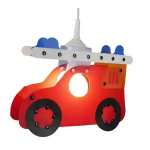 Xxxl Kinderhängeleuchte Feuerwehrauto, Rot, Kunststoff, 6x34x32 cm, Lampen & Leuchten, Innenbeleuchtung, Leuchten nach Räumen, Babyzimmerlampen