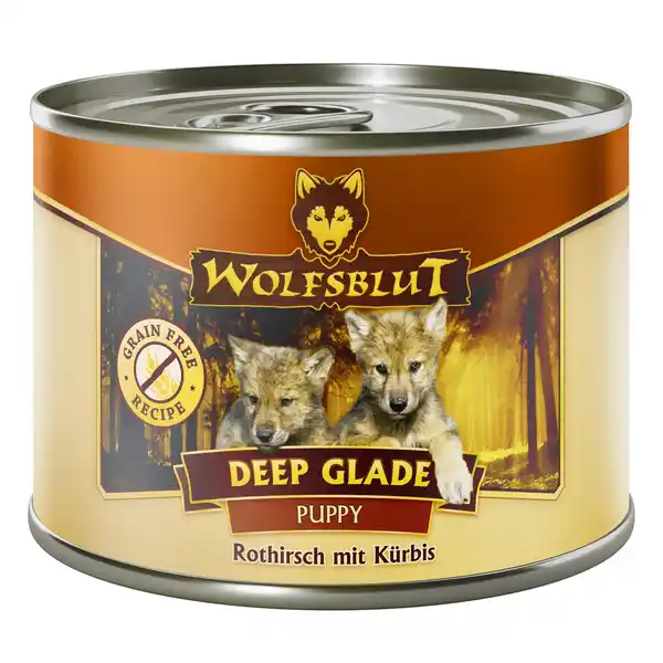 Bild 1 von Wolfsblut Hundenassfutter Deep Glade Puppy Rothirsch&Kürbis, 200 g