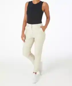 Knöchellange Bengalinhose, naturfarben