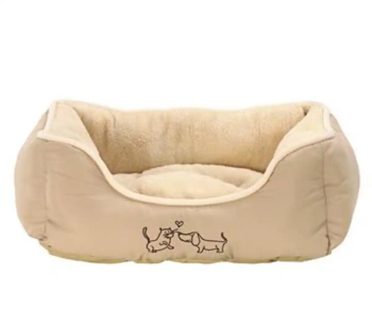 Bild 1 von Dehner Lieblinge Kuschelbett Sammy, rechteckig, beige