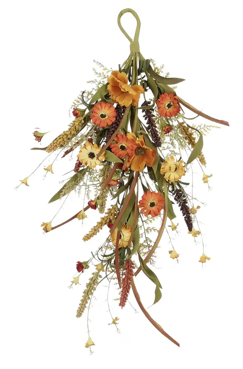 Bild 1 von Dekozweig Annika, Gelb, Grün, Orange