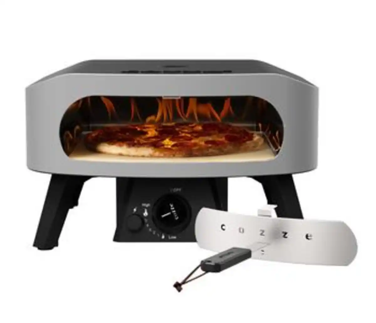 Bild 1 von Cozze Gas-Pizzaofen Classic 34 cm (13"), mit Thermometer inkl. Pizzastein, ca. B50/H29,5/T50 cm