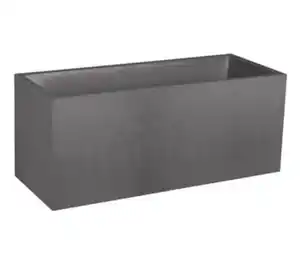 EDA Kunststoff-Kasten Basalt, anthrazit, rechteckig, ca. B99,5/H43,5/T39,5 cm