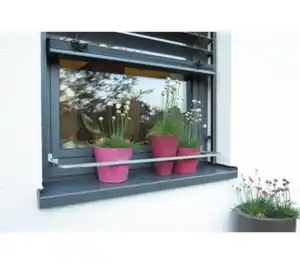 Hecht Aluminium-Blumenkastenhalterung Flora, 74-110 x 15,5-19 cm