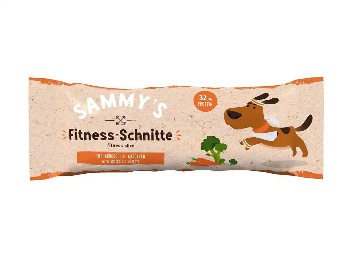 Bild 1 von Sammy's Hundesnack Fitness-Schnitte Brokkoli&Karotte, 25 g