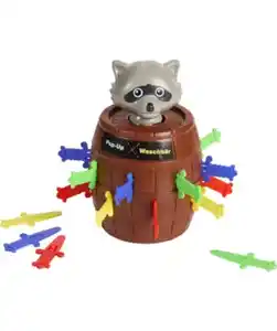 Pop-Up-Spiel Waschbär, bunt