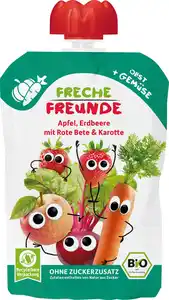 Freche Freunde Quetschie Apfel, Erdbeere mit Rote Beete&Karotte, 100 g