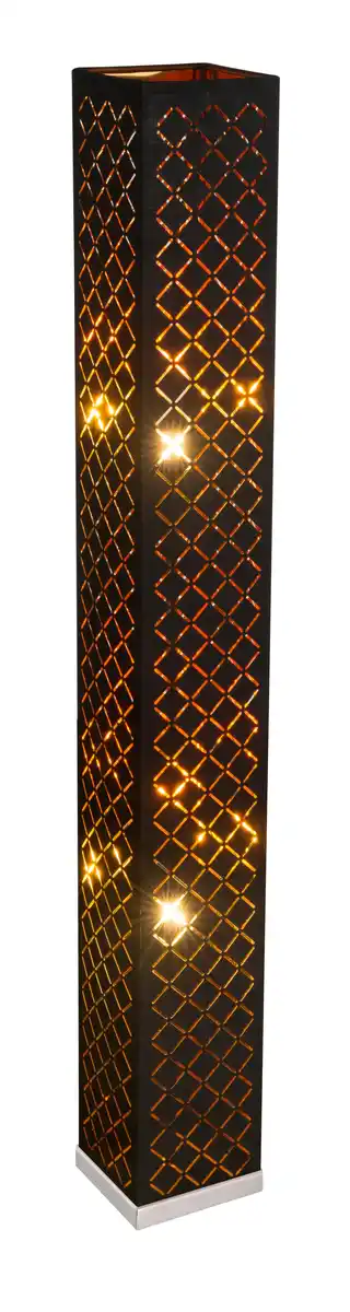 Bild 1 von Stehleuchte Clarke Schwarz/Gold max. 40 Watt, Schwarz, Goldfarben