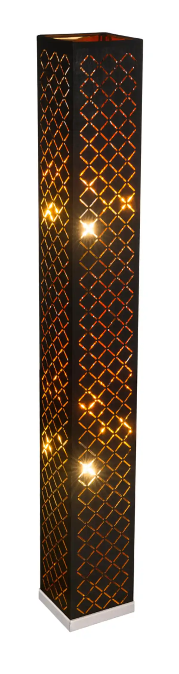 Bild 1 von Stehleuchte Clarke Schwarz/Gold max. 40 Watt, Schwarz, Goldfarben