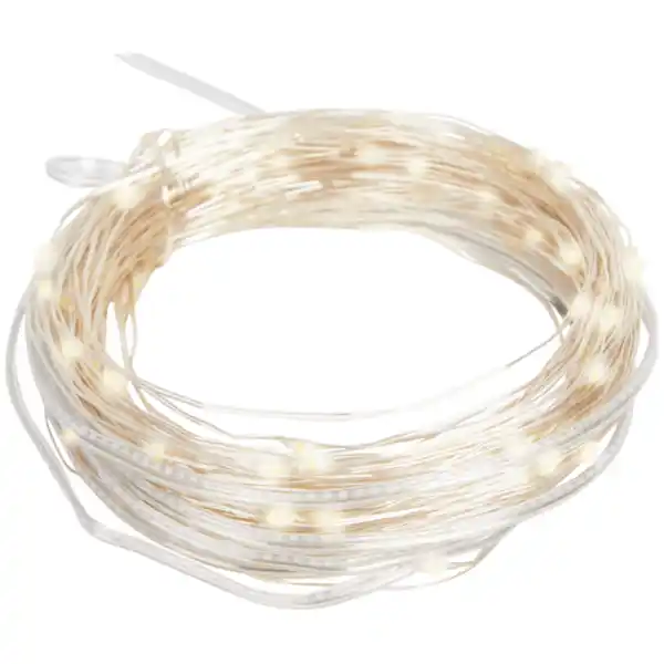 Bild 2 von Solar Kupferdraht-Lichterkette