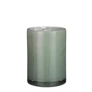 Dekovase Estelle in Grün aus Glas, Grün