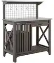 Bild 1 von Dehner Holz-Pflanztisch Ottawa, grau, ca. B110/H134,5/T55 cm