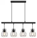 Bild 1 von LED-Hängeleuchte Mina Schwarz max. 7 Watt, Schwarz
