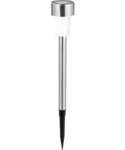 Edelstahl Solarleuchte, silber
