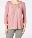 Bild 1 von Shirt mit Rundhalsausschnitt, dunkelrosa