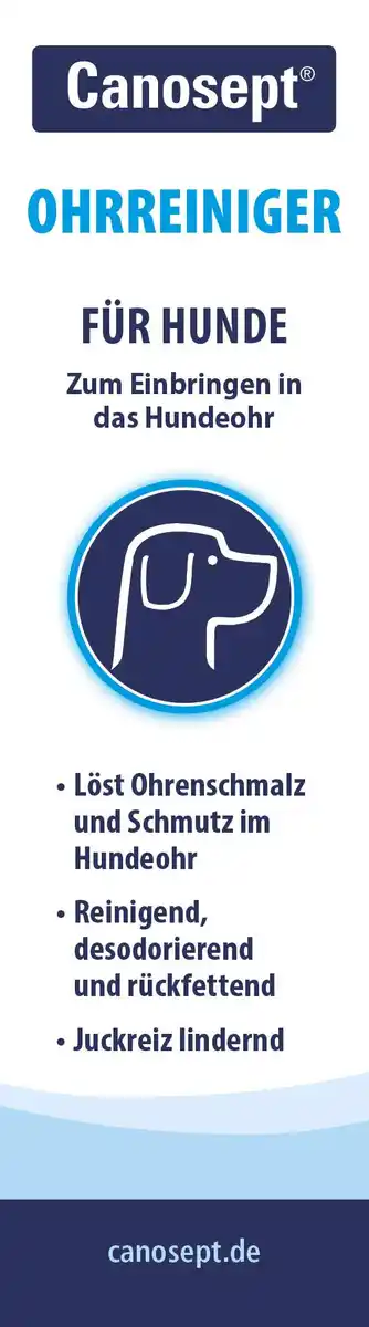 Bild 1 von Canosept Hundepflege Ohrreiniger, 125 ml