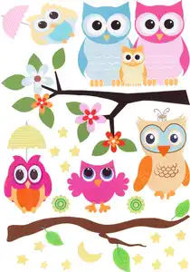 Dekosticker Ilvy in Bunt, Multicolor