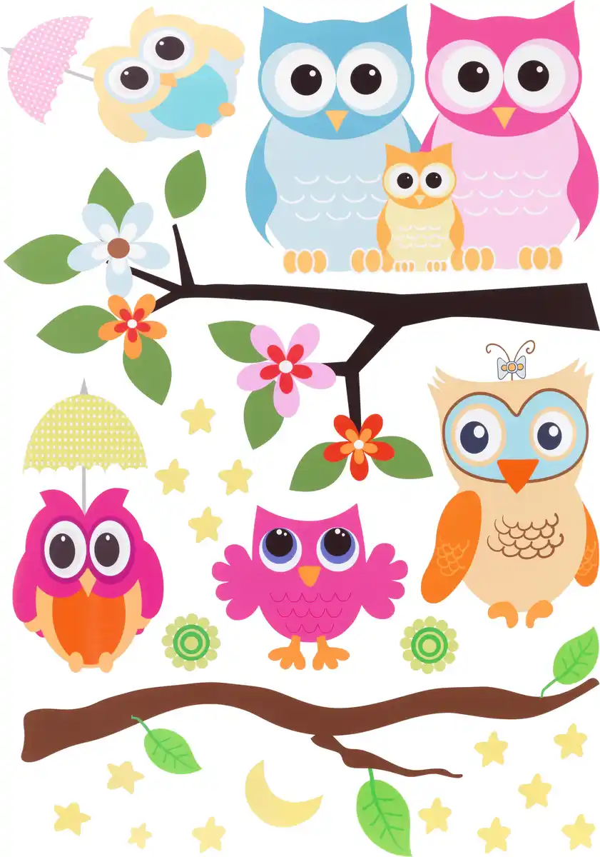 Bild 1 von Dekosticker Ilvy in Bunt, Multicolor