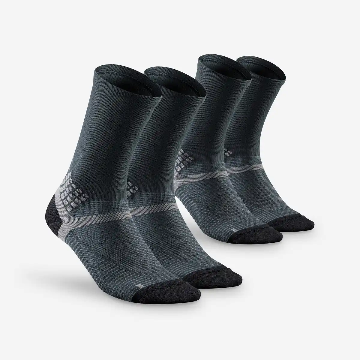 Bild 1 von QUECHUA Wandersocken hoch 2 Paar - Hike 500 schwarz