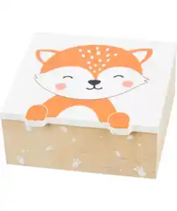 Aufbewahrungsbox Tier, orange