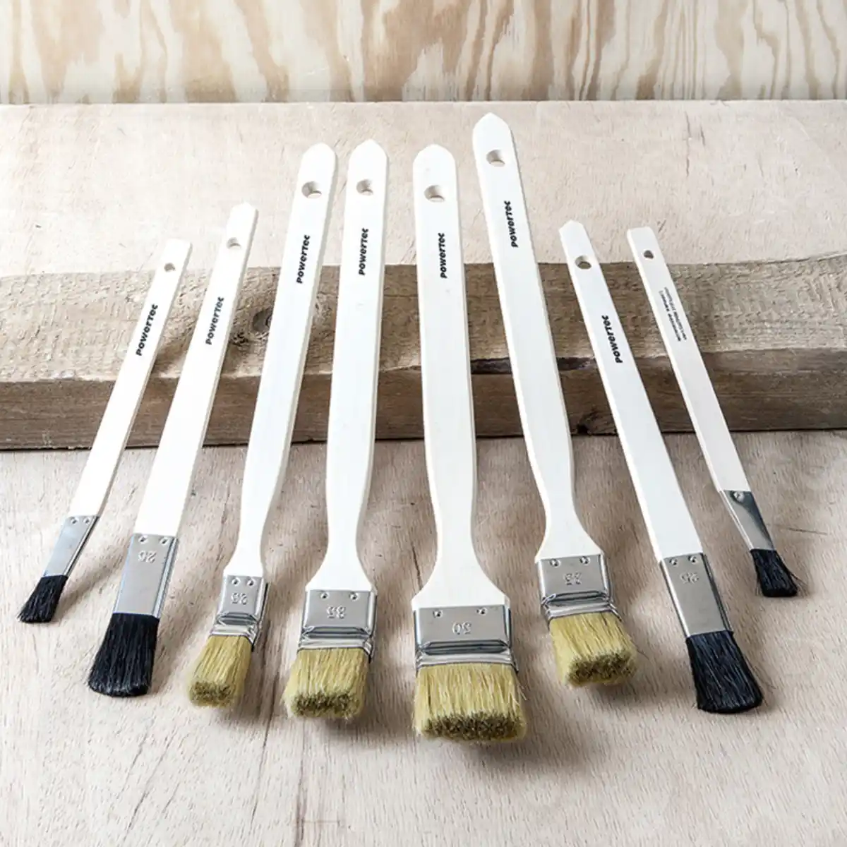 Bild 1 von Powertec Color Anstreichpinsel-Set "PRO" 8tlg.