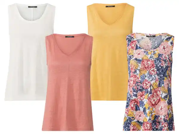 Bild 1 von esmara® Damen Leinentop, leger geschnitten