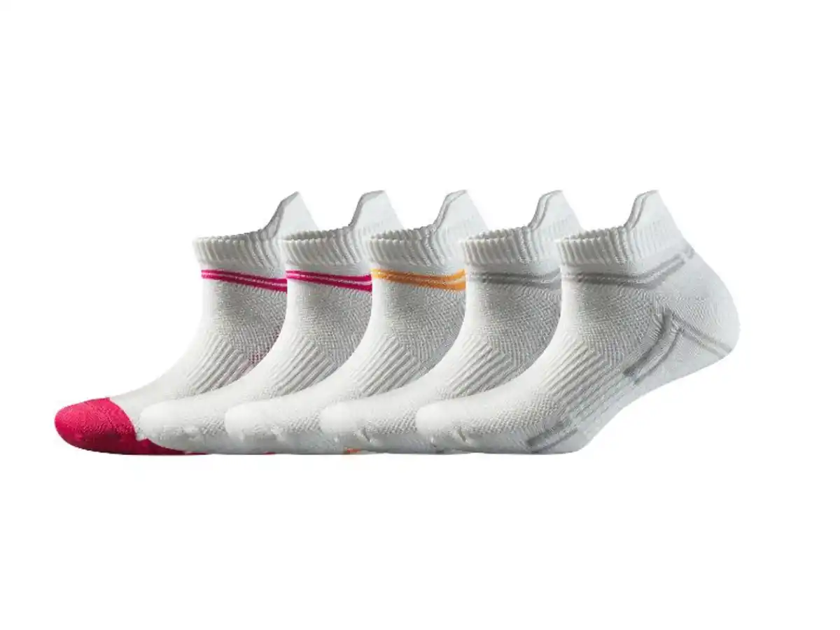 Bild 2 von CRIVIT Damen Sport-Sneakersocken, 5 Paar, mit Fersenlasche