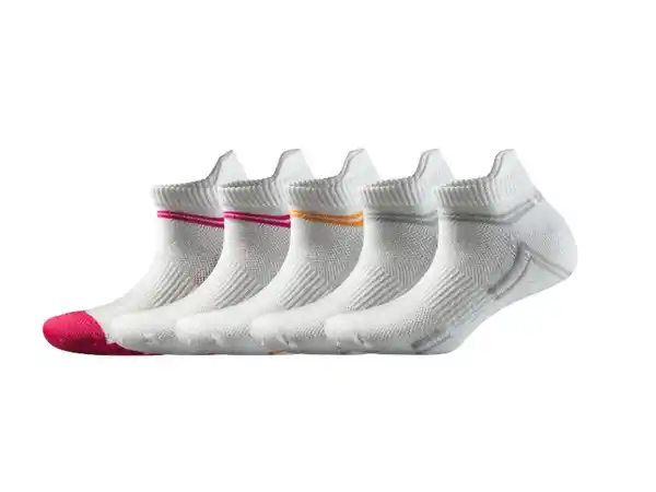 Bild 2 von CRIVIT Damen Sport-Sneakersocken, 5 Paar, mit Fersenlasche
