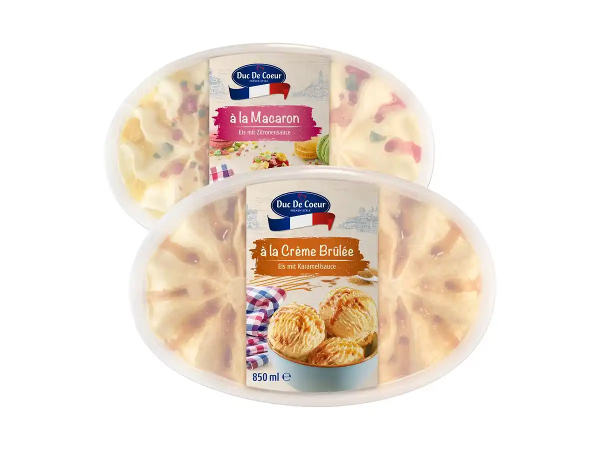 Bild 1 von Duc de Coeur Gestrudeltes Eis,  850 ml