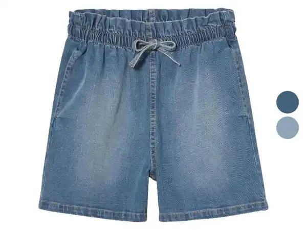 Bild 1 von pepperts!® Kinder Jeansshorts, mit elastischem Paperbag-Bund