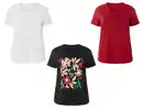 Bild 1 von esmara® Damen T-Shirt, reine Baumwolle