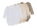 Bild 2 von lupilu® Babybodys, 5 Stück, reine Baumwolle Baby-Bodys, 5 Stück, aus reiner Baumwolle
