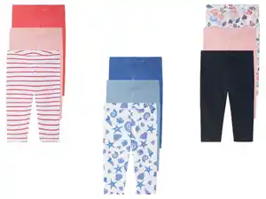 lupilu® Kinder Capri-Leggings, 3 Stück, mit hohem Baumwollanteil