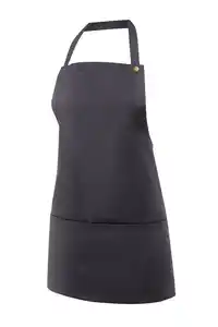 METRO Professional Kurzlatzschürze , Schwarz, Jeans Vintage, Einheitsgröße, 3 Stück