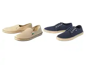 LIVERGY® Herren Freizeitschuhe, Obermaterial aus reiner Baumwolle