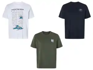 LIVERGY® Herren T-Shirt, mit Rundhalsausschnitt