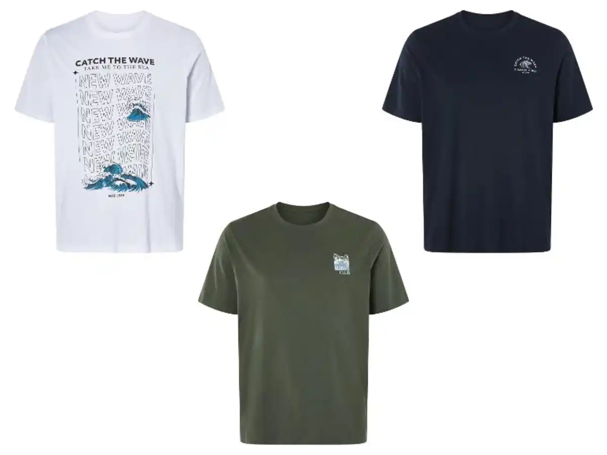 Bild 1 von LIVERGY® Herren T-Shirt, mit Rundhalsausschnitt