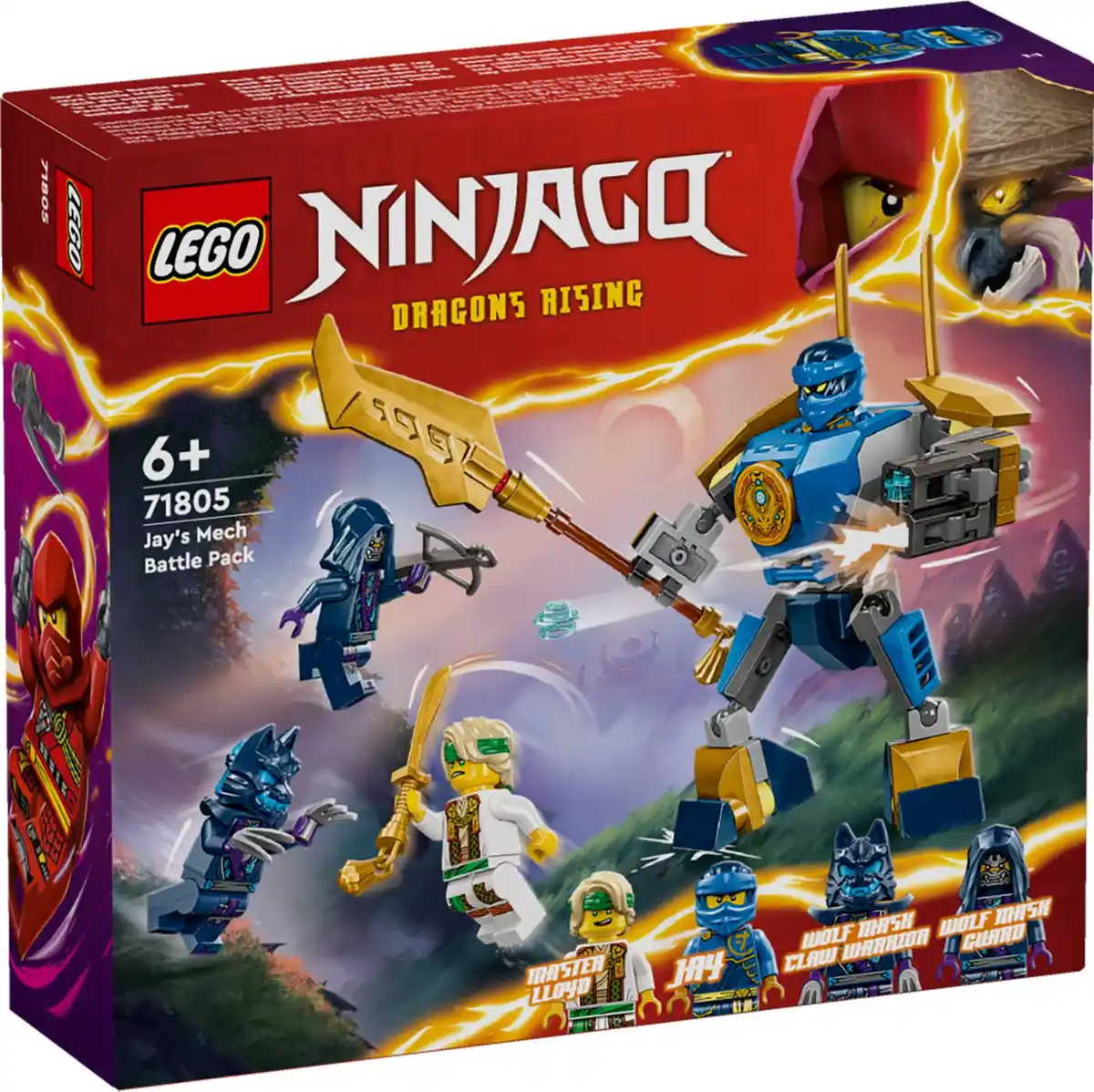 Bild 1 von LEGO NINJAGO »Jays Battle Mech« Spielset 71805, 78-teilig