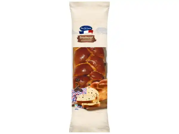 Bild 1 von Duc de Coeur Briochezopf mit Schokostückchen,  600 g