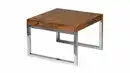 Bild 1 von Beistelltisch Sheesham massiv 60 x 60 cm Metallgestell - GRETE
