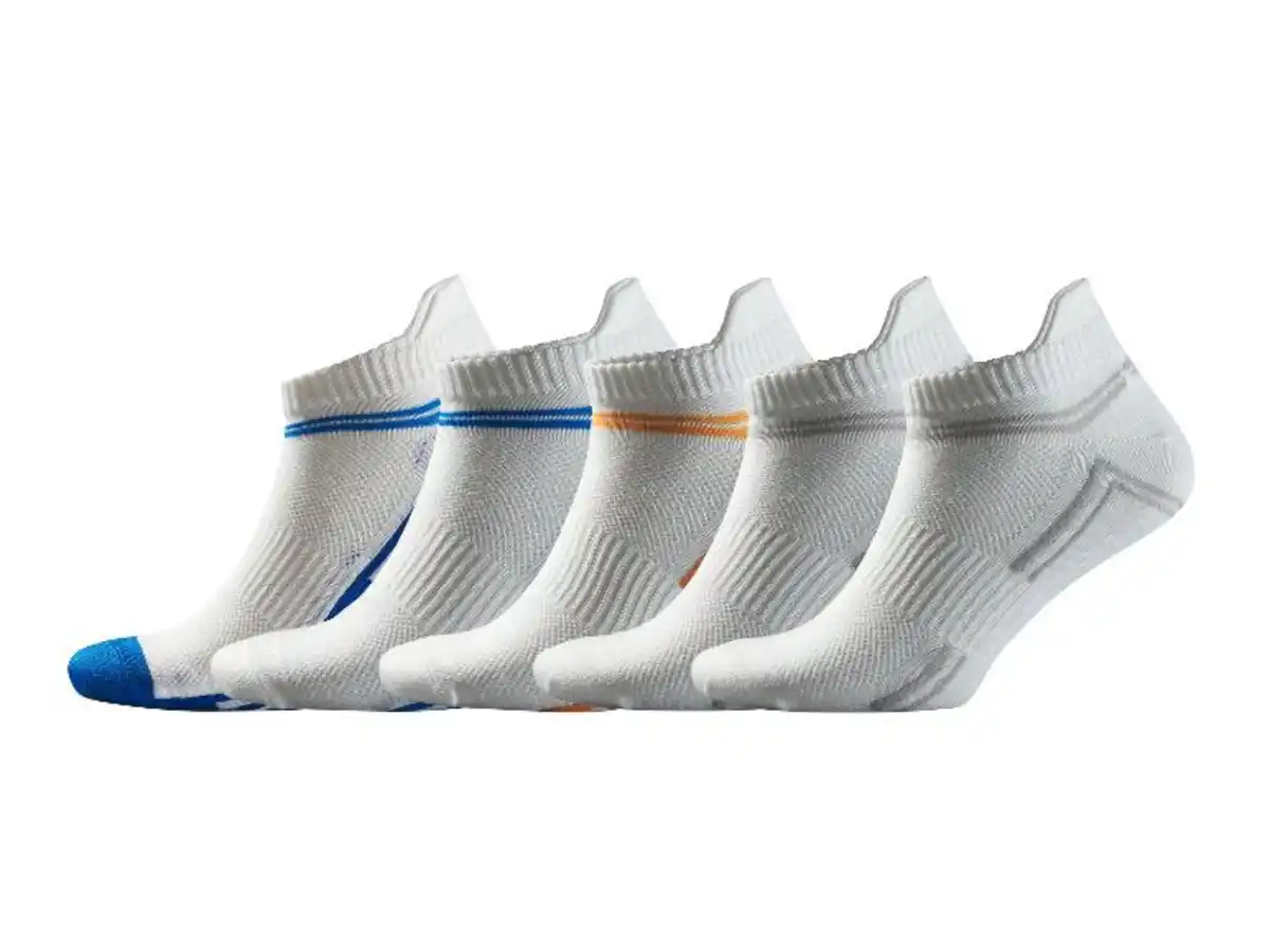 Bild 2 von CRIVIT Herren Sport-Sneakersocken, 5 Paar, mit Fersenlasche